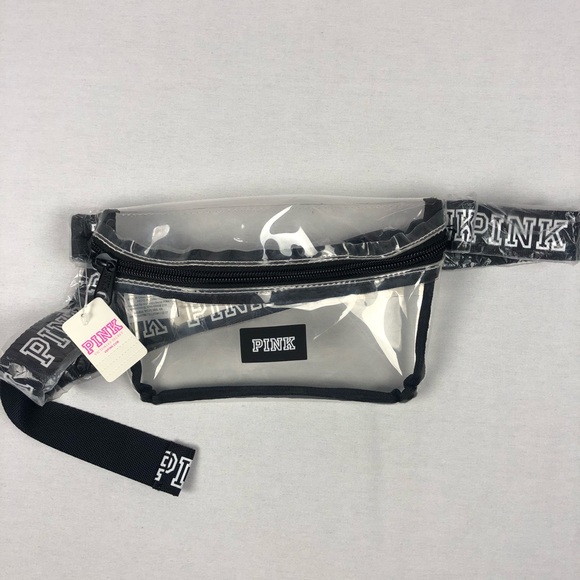 pink fanny pack clear